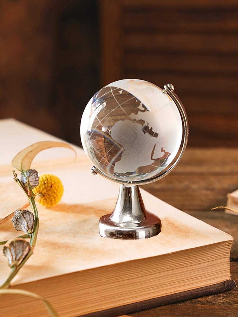 1 quả cầu pha lê trong suốt trang trí nhà cửa và đạo cụ chụp ảnh làm quà tặng tốt nhất