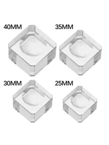 Crystal Ball Stand Display Holder Ball Base For Soccer Volley Ball Football Rugby Glass Sphere Stand - Clear - View 3