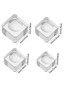 Crystal Ball Stand Display Holder Ball Base For Soccer Volley Ball Football Rugby Glass Sphere Stand - Clear - View 4