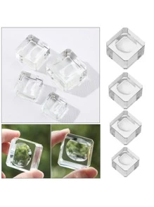 Crystal Ball Stand Display Holder Ball Base For Soccer Volley Ball Football Rugby Glass Sphere Stand - Clear - View 2