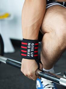 A Pair Of Fitness Men And Women Strength Training Bench Press Special Pressurized Wrist Belt Gym Gym Wristbands Accessories