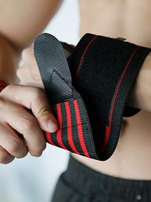 A Pair Of Fitness Men And Women Strength Training Bench Press Special Pressurized Wrist Belt Gym Gym Wristbands Accessories