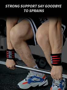 A Pair Of Fitness Men And Women Strength Training Bench Press Special Pressurized Wrist Belt Gym Gym Wristbands Accessories