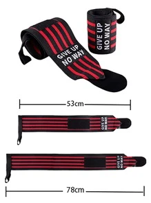 A Pair Of Fitness Men And Women Strength Training Bench Press Special Pressurized Wrist Belt Gym Gym Wristbands Accessories