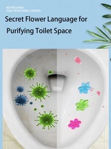 2入組廁所花廁所清潔止汗走凝膠 - 彩色 - 查看 7