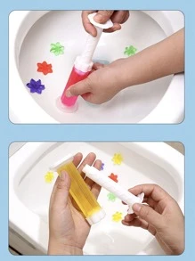 2入組廁所花廁所清潔止汗走凝膠 - 彩色 - 查看 8