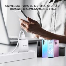 1Hour Type C Charger Cable 10W Fast Charging USB Cables 2 In 1 1M For Android Samrtphone - 白色 - 查看 6