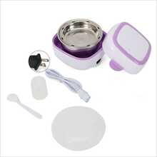 1L Electric Lunch Box Mini Rice Cooker Portable Food Steamer Stainless Steel USA - Purple - View 4