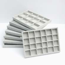 Velvet Jewelry Display Tray - Grey - View 4