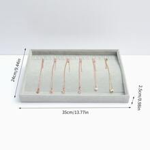 Velvet Jewelry Display Tray - Grey - View 7