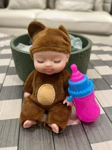 睡眠絨毛熊玩偶 - 咖啡棕 - 查看 1