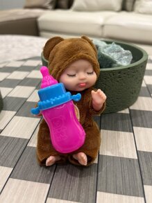 睡眠絨毛熊玩偶 - 咖啡棕 - 查看 5