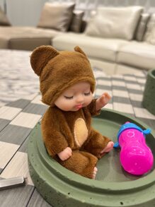 睡眠絨毛熊玩偶 - 咖啡棕 - 查看 7