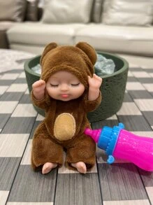 睡眠絨毛熊玩偶 - 咖啡棕 - 查看 2