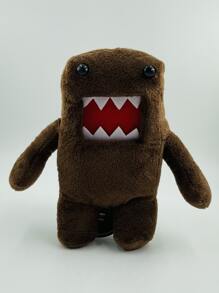 1入組超級柔軟和可愛8英寸毛絨玩具卡通玩偶創意吊墜適用於爪機器遊戲或者玩具抓取器 - 棕色 - 查看 2