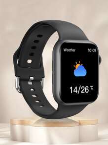 Hartslag monitor Vierkant Smartwatch - Zwart - Bekijken 1