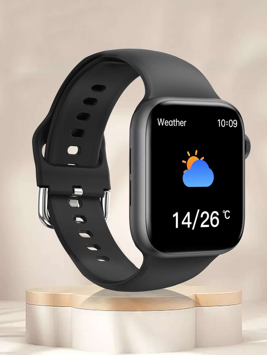 Hartslag monitor Vierkant Smartwatch - Zwart - Bekijken 1