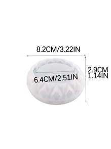 1 Miếng Cây Succulent Nồi Khuôn silicon Đối với DIY Pha lê Keo dính Ngăn đựng bút chì Hộp trữ Cúp Xi măng Chậu hoa Keo dính Khuôn - Trong sáng - Xem 7