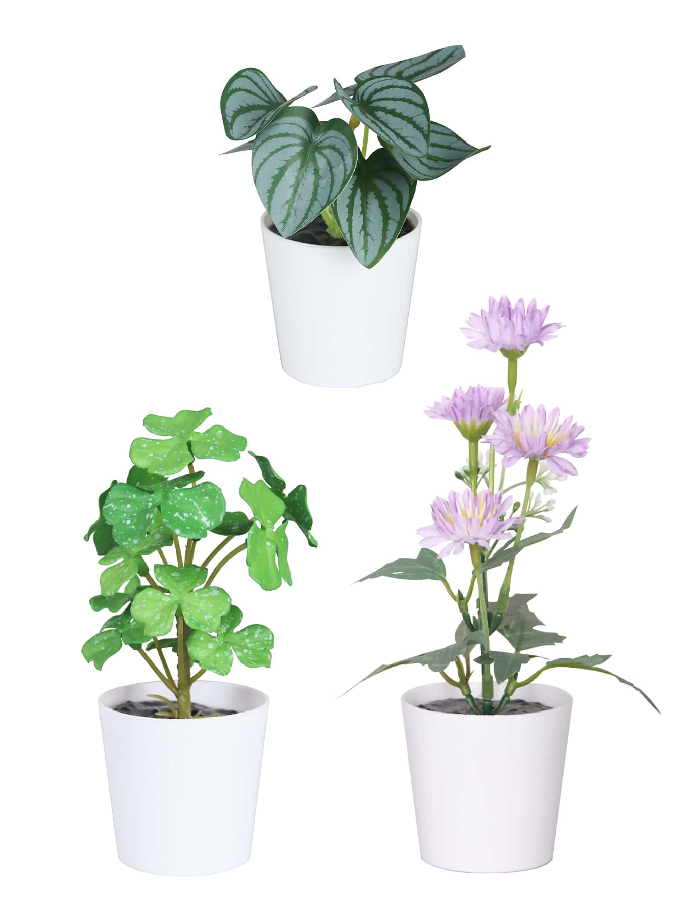 Planta en maceta artificial - Multicolor - Añade 3