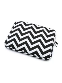 LISEN 1入組鋸齒圖案電腦包 - 彩色 - 查看 2