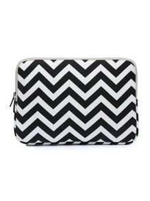 LISEN 1入組鋸齒圖案電腦包 - 彩色 - 查看 1