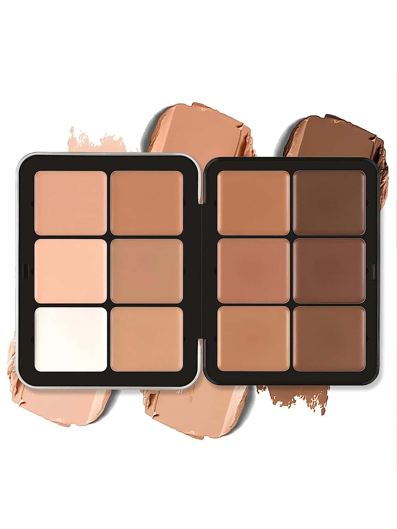 12-Color Cream Concealer, 1pc Long-Wearing Waterproof Face Makeup Product - Nhiều màu - Xem 1