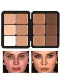 12-Color Cream Concealer, 1pc Long-Wearing Waterproof Face Makeup Product - Nhiều màu - Xem 5