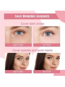 12-Color Cream Concealer, 1pc Long-Wearing Waterproof Face Makeup Product - Nhiều màu - Xem 6