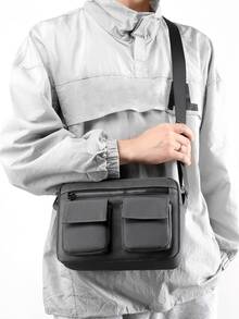 1入組多功能防水PU皮質電腦包適用於iPad