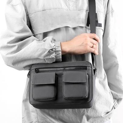 1入組多功能防水PU皮質電腦包適用於iPad