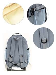 适合青少年男孩女孩的学校背包，大容量隔层学生书包背包电脑背包校园女孩书包适合初中高中大学生，防水女士背包旅行商务轻便儿童书包背包休闲背包，青少年男孩女孩礼物