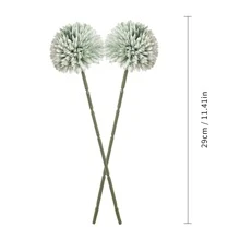 Nhân tạo Nhựa Bóng bàn Hoa cúc Hoa Đối với Nhà  Đồ trang trí , Lễ cưới Bối cảnh , Hoa Giả - màu xanh lá - Xem 5