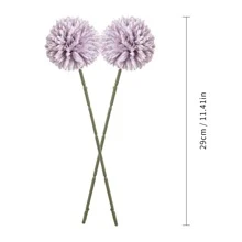 人造蒲公英,風信子,塑膠花,波莫菊花,適用於家庭裝飾,婚禮背景,假花