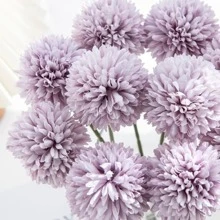 人造蒲公英,風信子,塑膠花,波莫菊花,適用於家庭裝飾,婚禮背景,假花