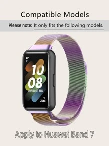 Bóng Dây đeo bằng thép không gỉ Tương thích Với Huawei Band 7 - Nhiều màu - Xem 3