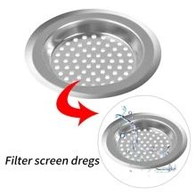 2 Cái Rây Lọc Bồn Rửa Bằng Thép Không Gỉ Bộ Lọc Tiêu Chuẩn Nhà Bếp Bộ Bảo Vệ Cống Thoát Nước 75mm Bộ Lọc Cống Thoát Nước Vòi Hoa Sen Bằng Kim Loại Bộ Lọc Tóc Cho Nhà Bếp Phòng Tắm Bồn Tắm Quay Lại Trường Học - Bạc - Xem 4