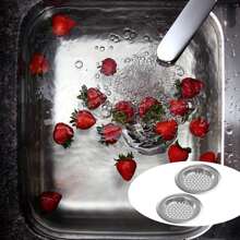 2 Cái Rây Lọc Bồn Rửa Bằng Thép Không Gỉ Bộ Lọc Tiêu Chuẩn Nhà Bếp Bộ Bảo Vệ Cống Thoát Nước 75mm Bộ Lọc Cống Thoát Nước Vòi Hoa Sen Bằng Kim Loại Bộ Lọc Tóc Cho Nhà Bếp Phòng Tắm Bồn Tắm Quay Lại Trường Học - Bạc - Xem 6