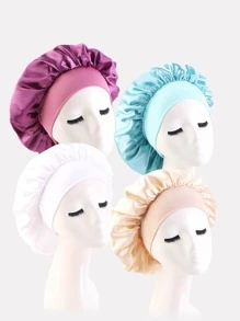 4入組/套女士寬簷發帽 - 彩色 - 查看 2