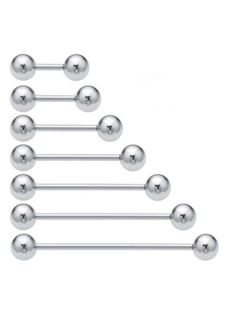 HENGKE 2pcs/set Stainless Steel Body Piercing