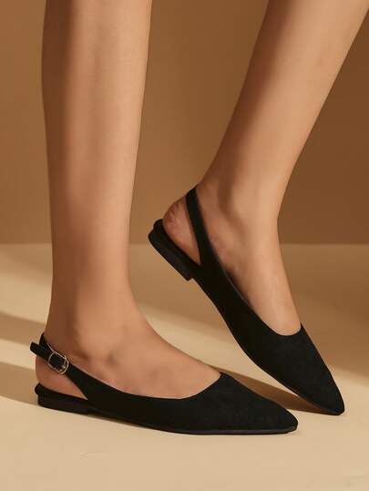 Zapatos planos elegantes y de moda para mujer, sandalias casuales para vacaciones de damas