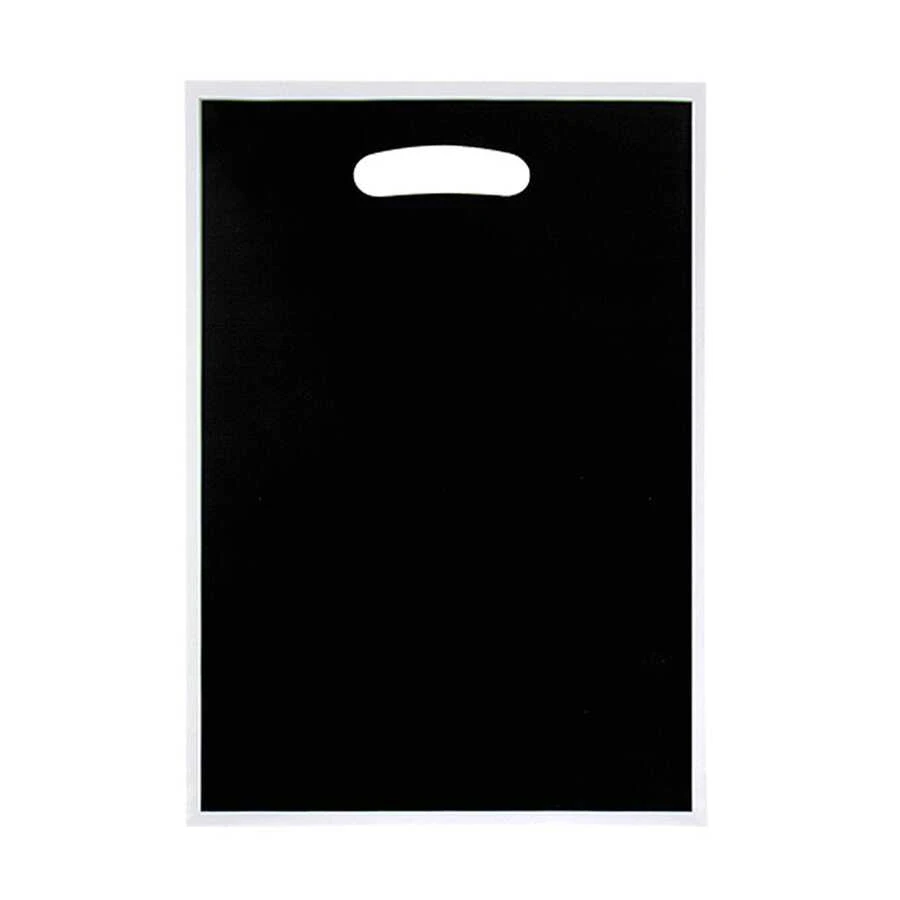10个纯色礼品袋糖果袋回礼袋适用于婚礼节日生日派对装饰，便携式塑料袋适用于派对回礼、圣诞节情人节 - 黑色 - 查看 1