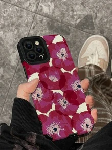 情人节花卉图案手机壳 - 彩色 - 查看 3