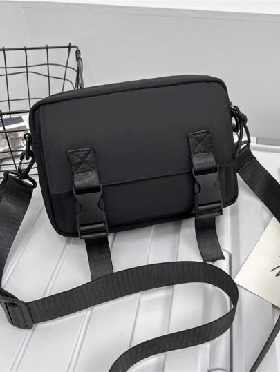 Casual & Simple New Style Versatile Men's Crossbody Bag Nylon Minimalist College School Portable Shoulder Bag Side Bag Sling Bag Nylon For Travel Sport Lightweight Christmas Winter Thanksgiving Gym Bag Black Bag Hiking Large Capacity Multi-Functional Fashionable Casual Vacation Chest Bag Side Bags Hip Bag Gifts Tote Bag Gifts For Men Bag For Men Camping Sling Bag For Men Summer Back To School Bag Pack Cross Body Bag Spring School Supplies Purse New Life Items For Students Men Essentials