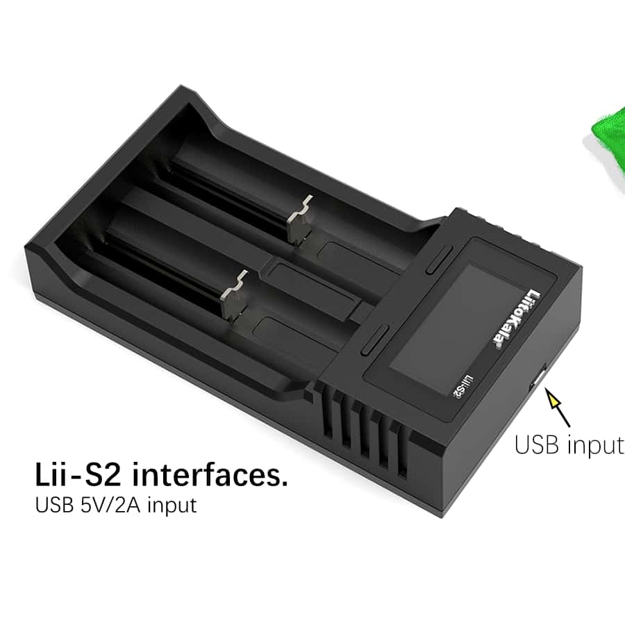 Liitokala Lii-s2 Charger For Rechargeable Nimh And Li-ion Batteries ...
