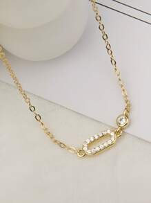 ELSEDES Cubic Zirconia Infinity Symbol Decor Sterling Silver Bracelet