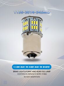 12VLED替代品燈泡適用於車BA15S尾燈轉動信號燈 - 柔和淡色 - 查看 1