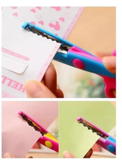 Kit 6 Tesoura Picotar Papel Decorativas Scrapbook Artesanato