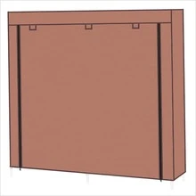 6 Tier Shoe Rack Cabinet 36 Pair Cover Wall Shelf Shoe Non-woven Fabrics Tower - Coffee Brown - View 6