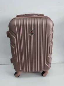 (MONTI ESTENBA MISTURADO ENVIADO ALEATORIAMENTE)Mala viaen para bordo do 10kg, 4 roda de 360º com as 2 zipe, zipe a prova de explosao(DUAS ESTENBA MISTURADO ENVIADO ALEATORIAMENTE) - Rosa chiclete - Visão 3
