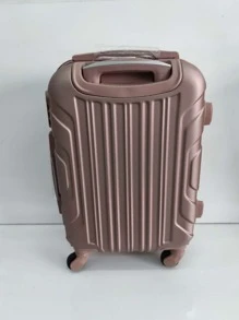 (MONTI ESTENBA MISTURADO ENVIADO ALEATORIAMENTE)Mala viaen para bordo do 10kg, 4 roda de 360º com as 2 zipe, zipe a prova de explosao(DUAS ESTENBA MISTURADO ENVIADO ALEATORIAMENTE) - Rosa chiclete - Visão 5